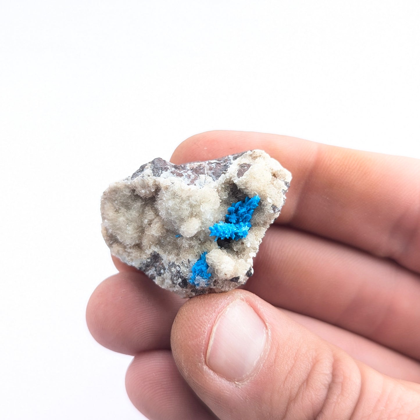 Cavansite On Stilbite