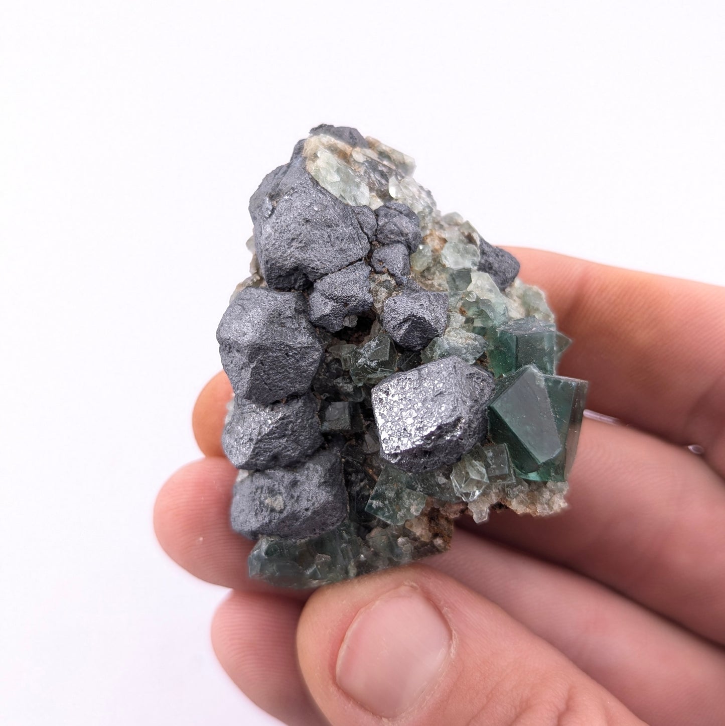 Fluorite W/Galena (Greedy Hog Pocket)