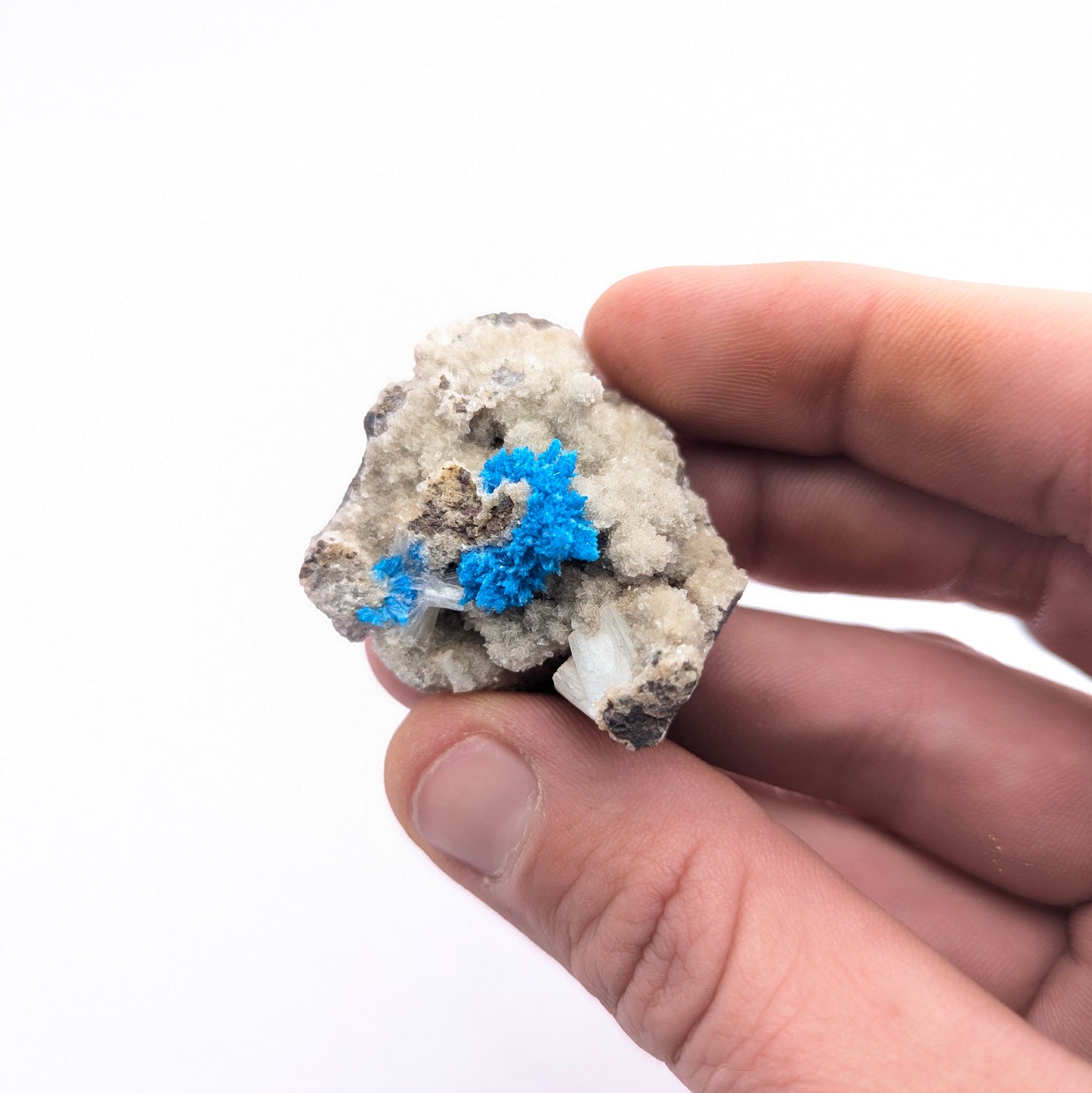 Cavansite On Stilbite