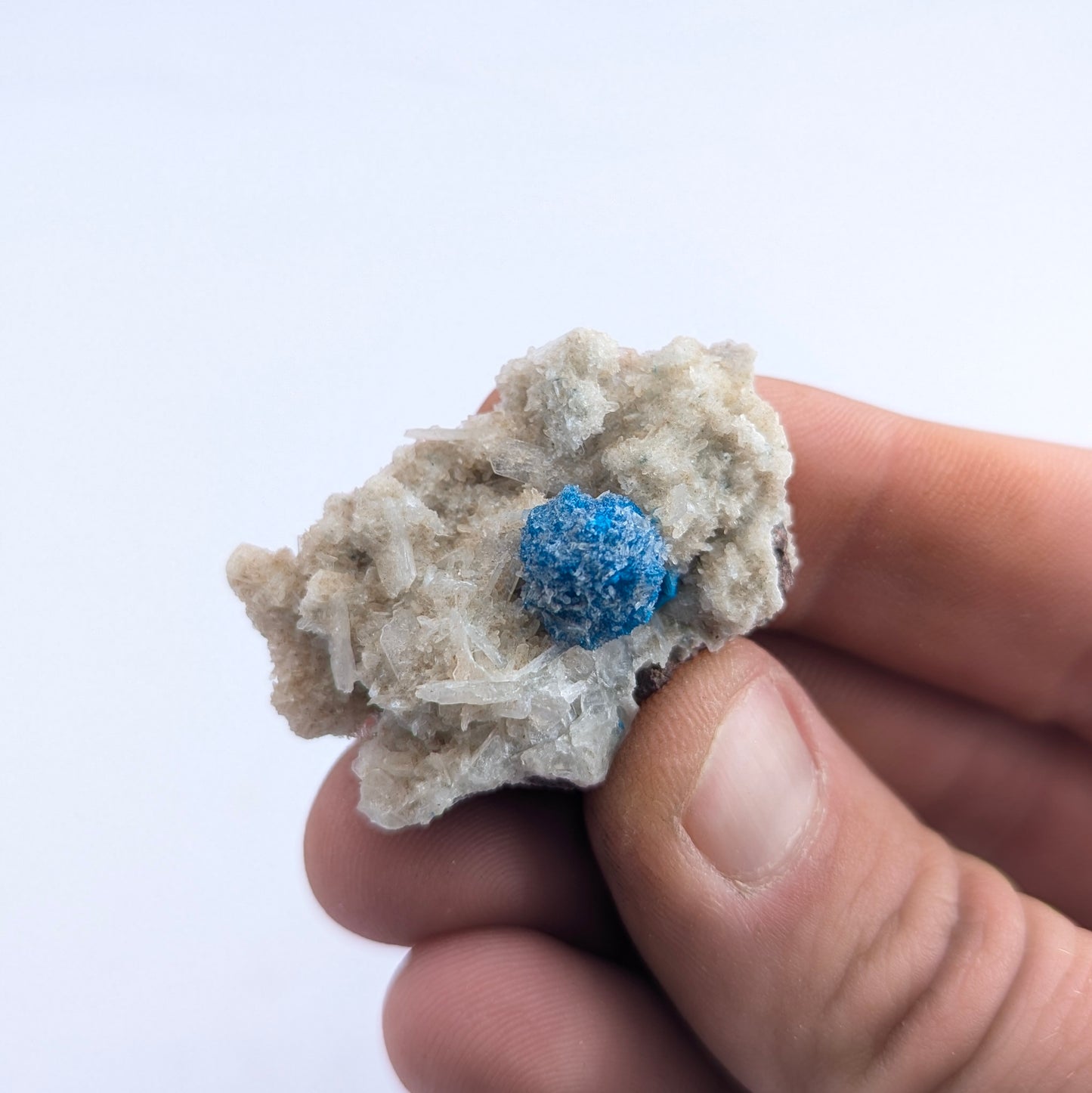 Cavansite On Stilbite