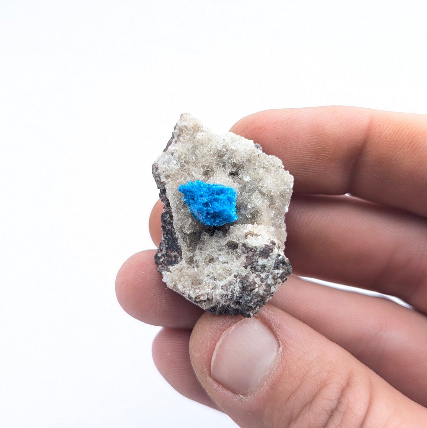 Cavansite On Stilbite